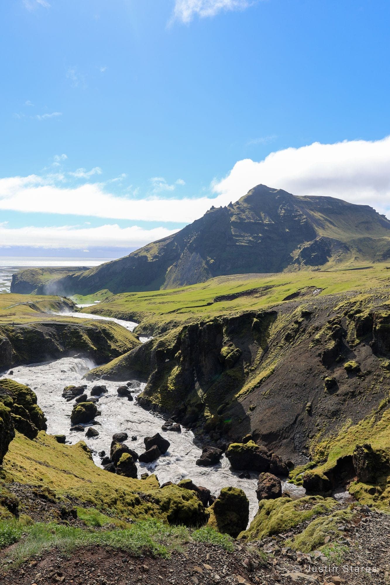 Above Skógafoss