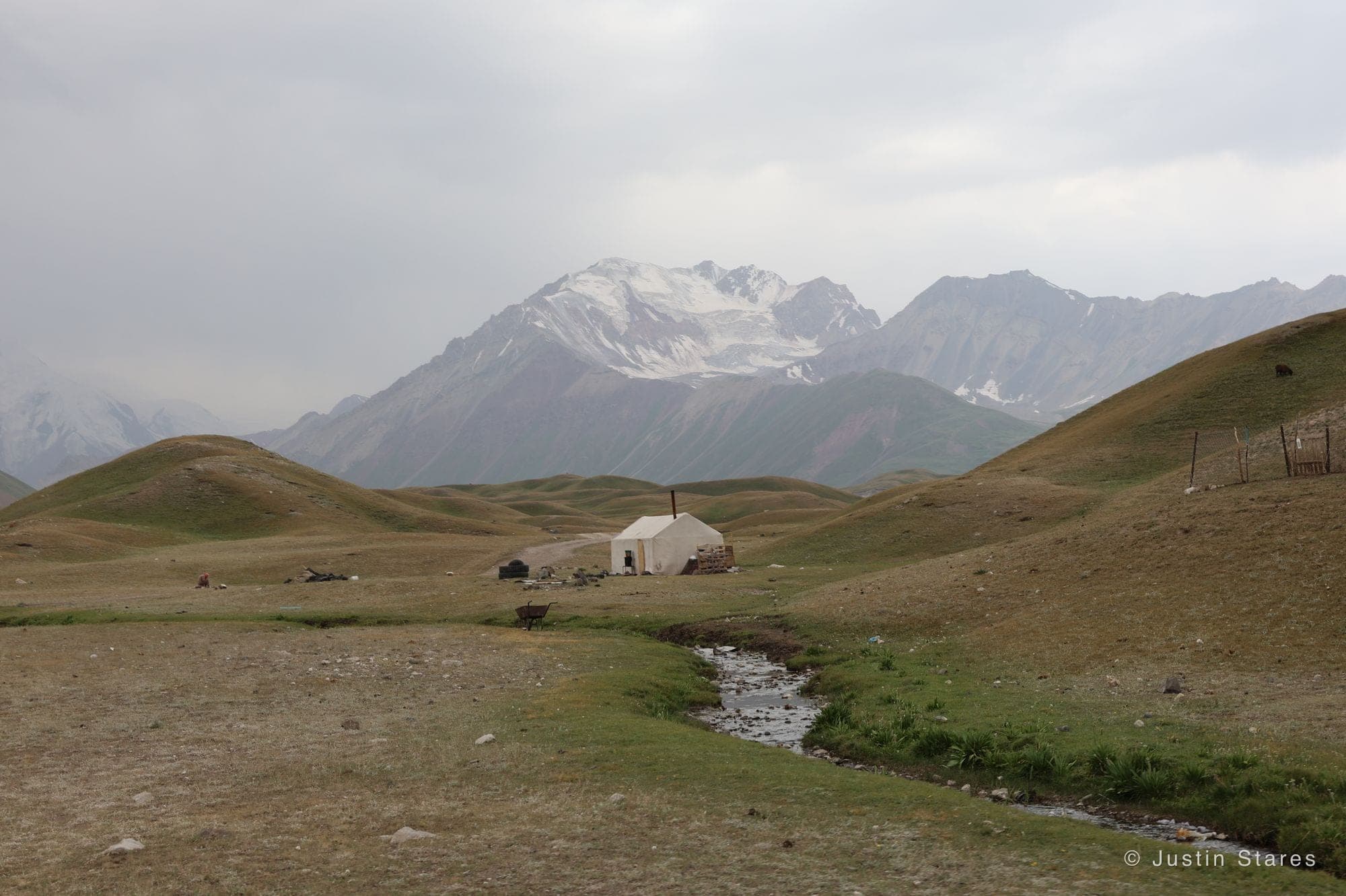 Yurts Below the Peaks